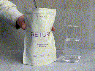Mix vigorously and drink